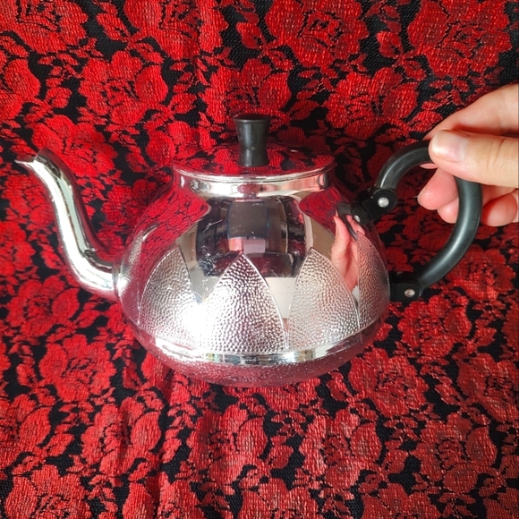MCM TOWERBRITE STAINLESS TEA POT - Picture 1 of 7
